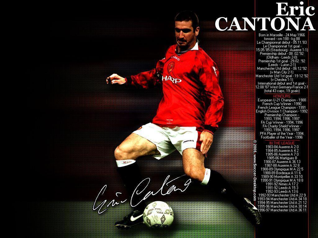 Eric Cantona. Manchester United Wallpaper