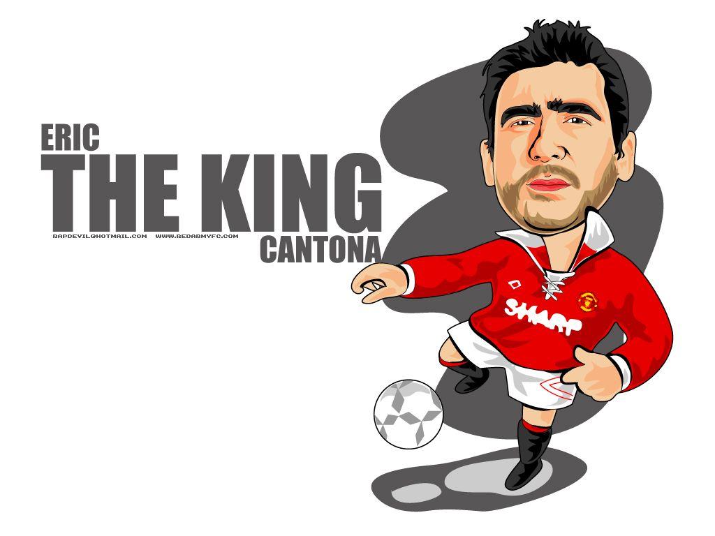 Ooh ah Cantona. Miscellanea. Eric cantona, Cartoon