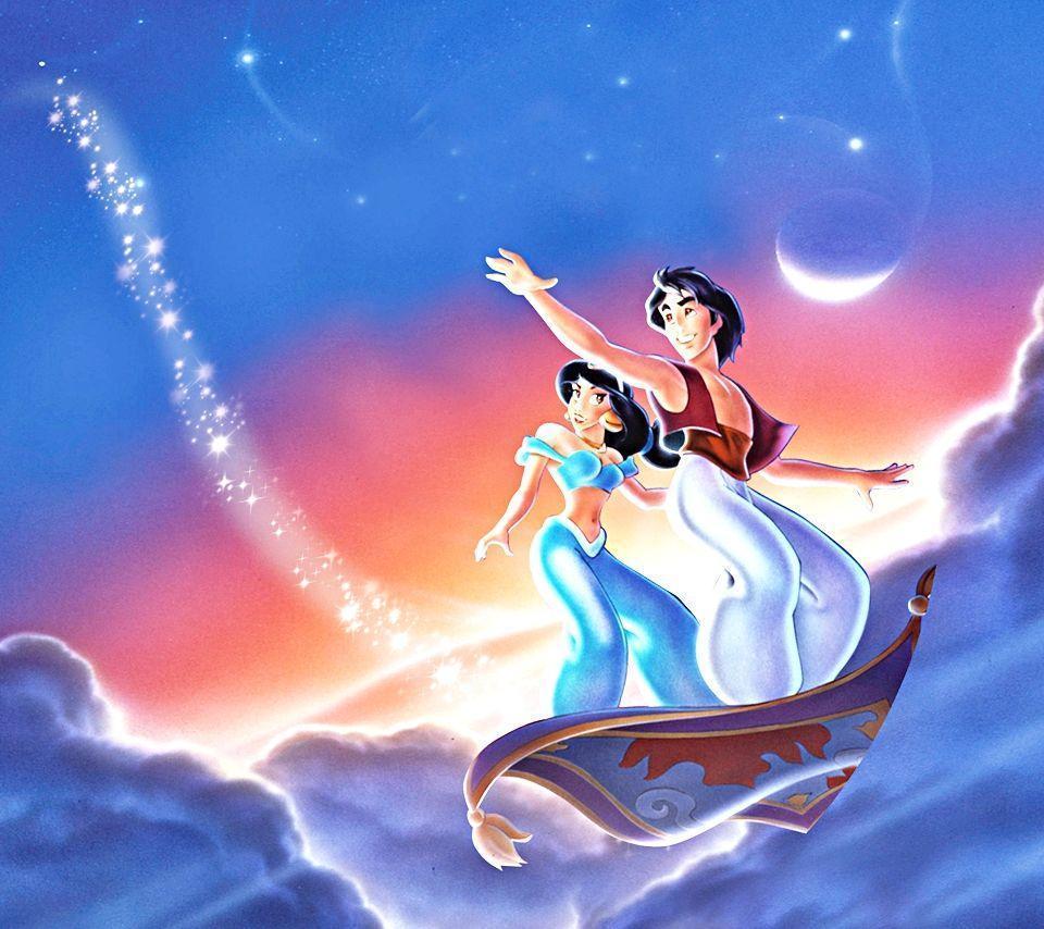 Walt Disney Aladdin Princess Jasmine Carpet HD Wallpapers Image for