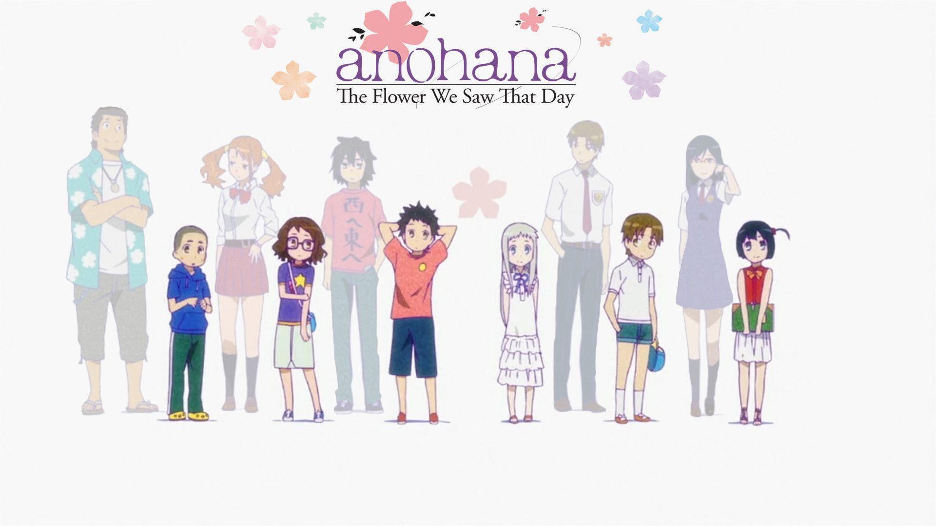 Anohana The Flower We Saw That Day Characters