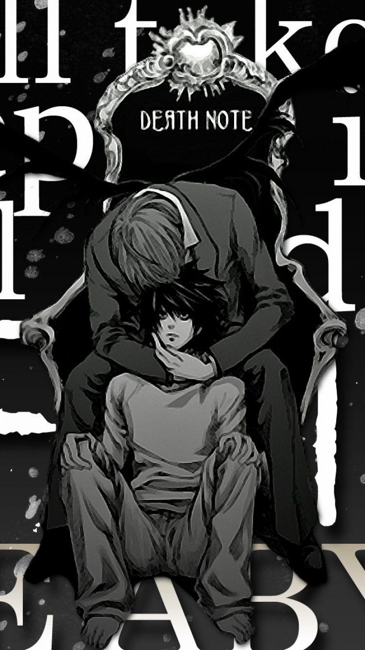Anime Death Note (750x1334) Wallpaper