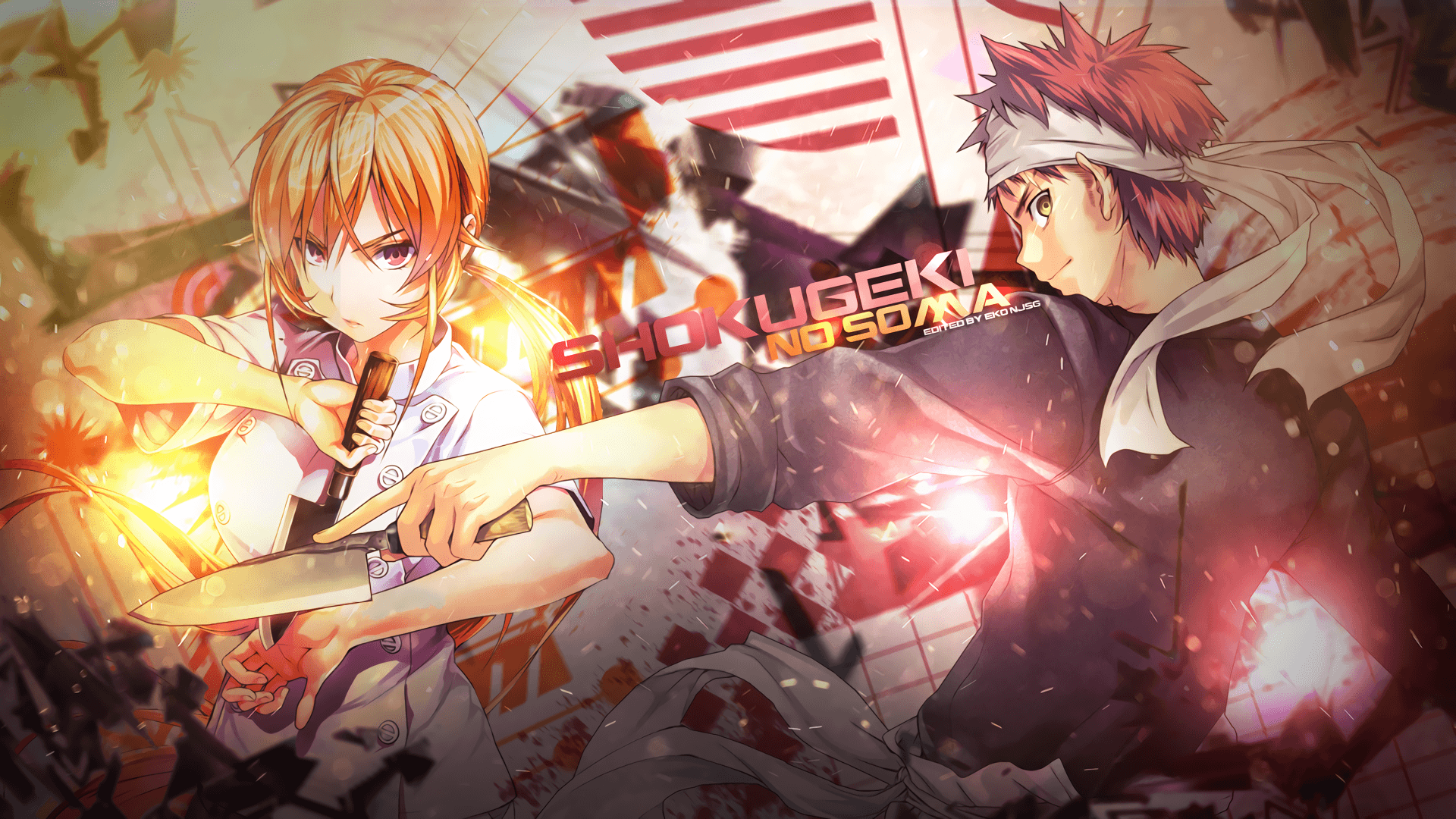 Anime Food Wars: Shokugeki no Soma HD Wallpaper