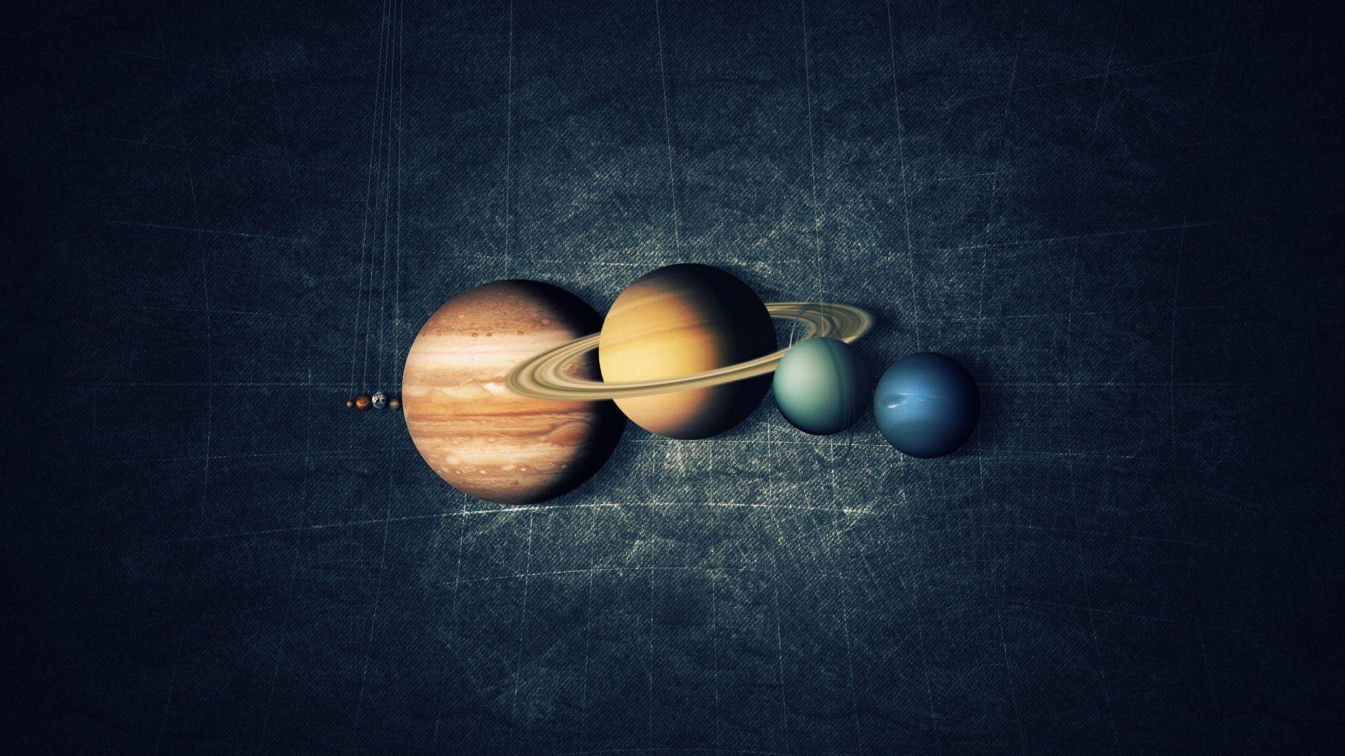 Cute Solar System Wallpaper