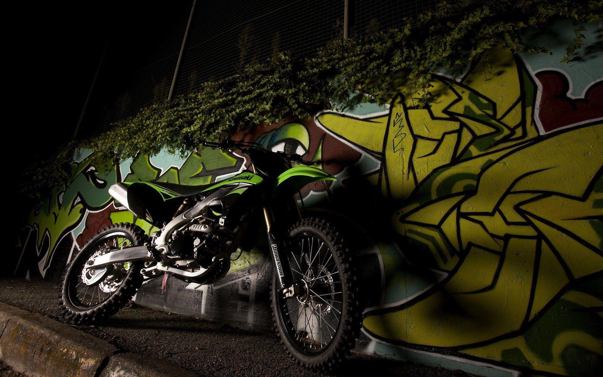Cross Kawasaki vehicles motorbikes enduro wallpaperx1200