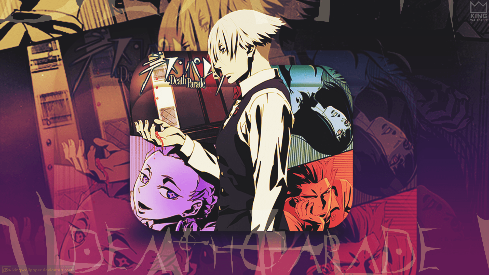 Anime Wallpapers 私 on Twitter Mobile Phone Wallpaper Anime Death Parade  httptco5L3mrwVoGp  Twitter
