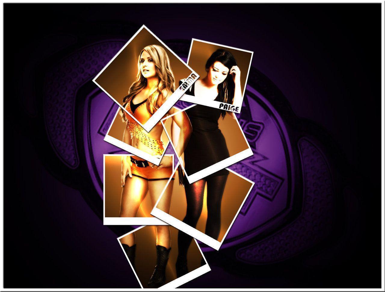 WWE NXT Paige, Emma, Bayley and Summer Wallpaper