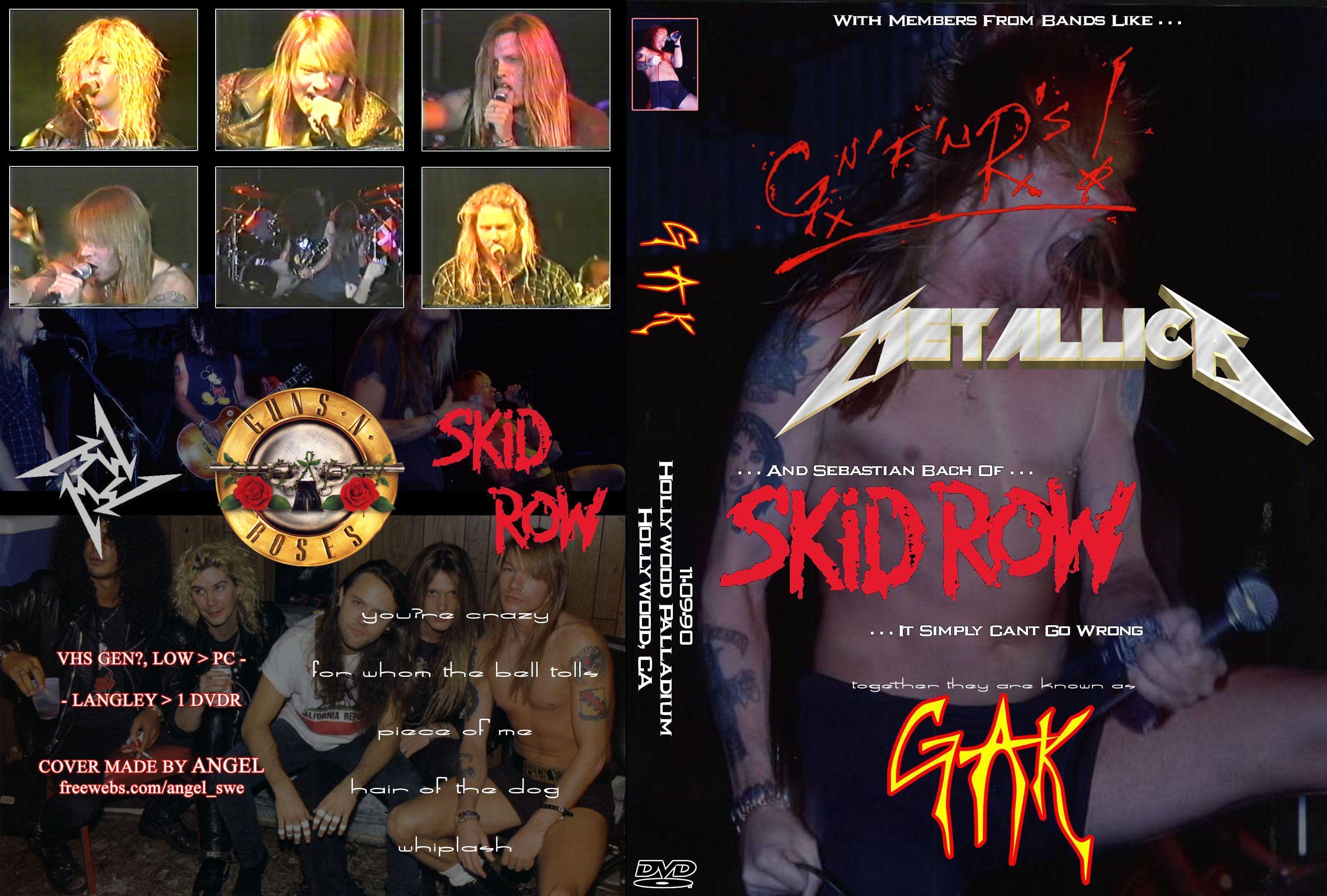 METALLICA thrash heavy metal skid row gnr guns roses concert