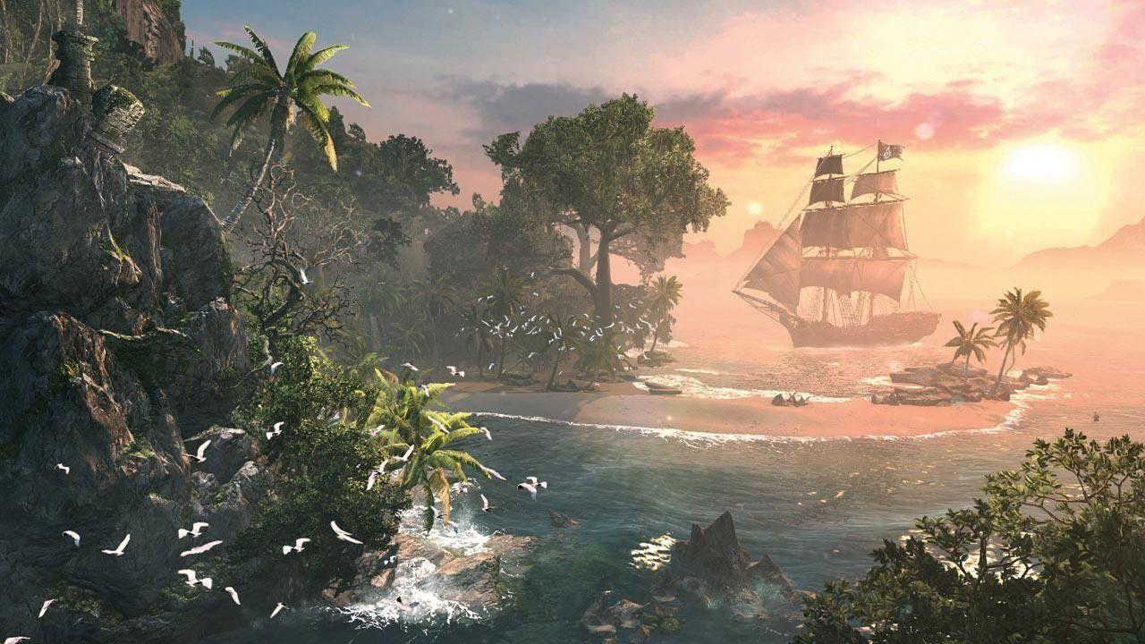 Assassins Creed 4 Black Flag Widescreen HD Gameplay. Game HD