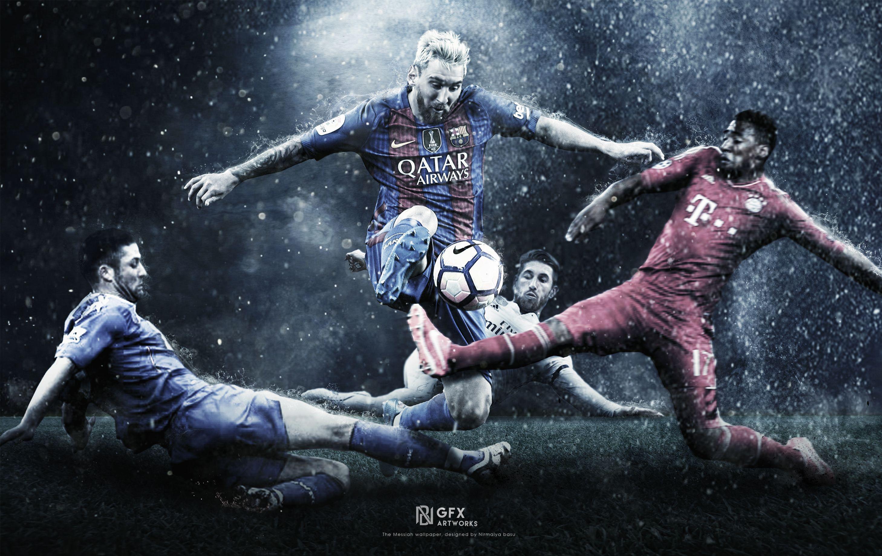 Desktop Wallpaper Lionel Messi 2017