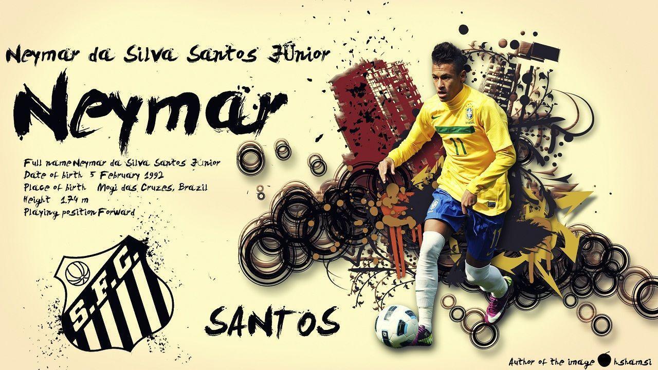 Neymar Santos FC Exclusive HD Wallpaper