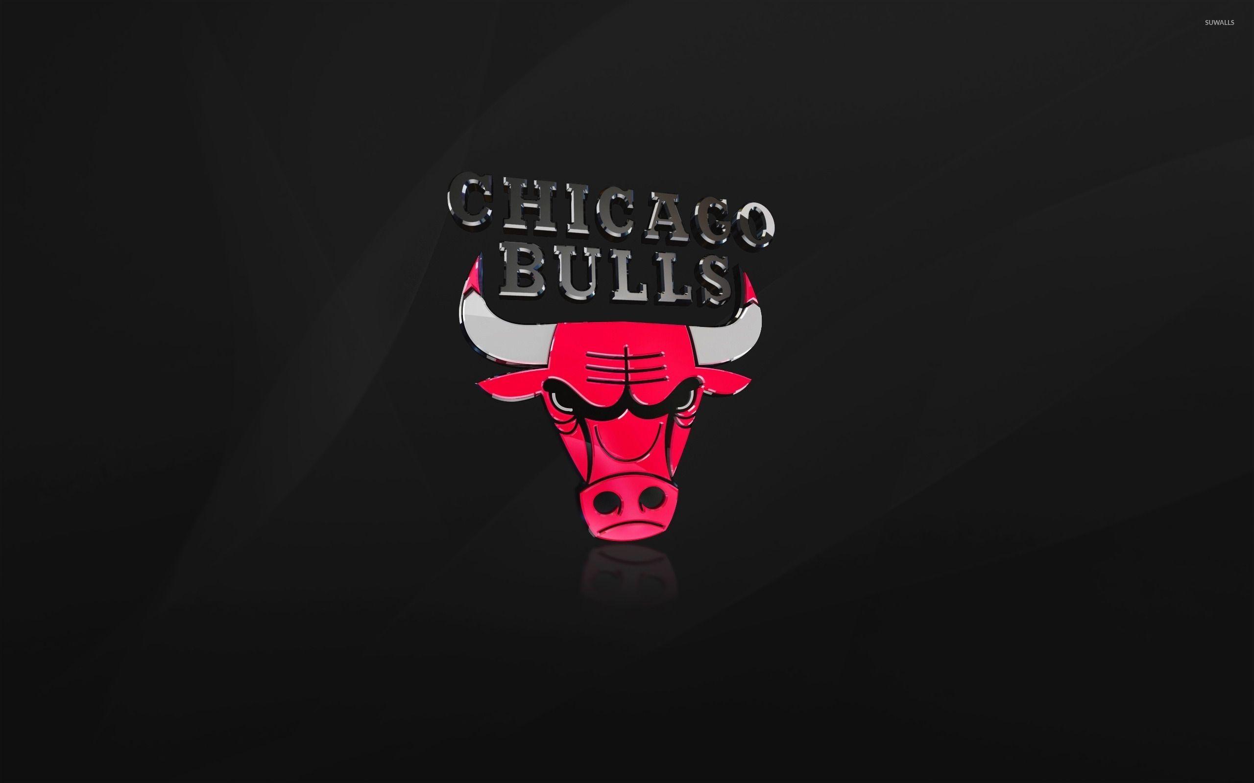 Shiny Chicago Bulls logo wallpapers