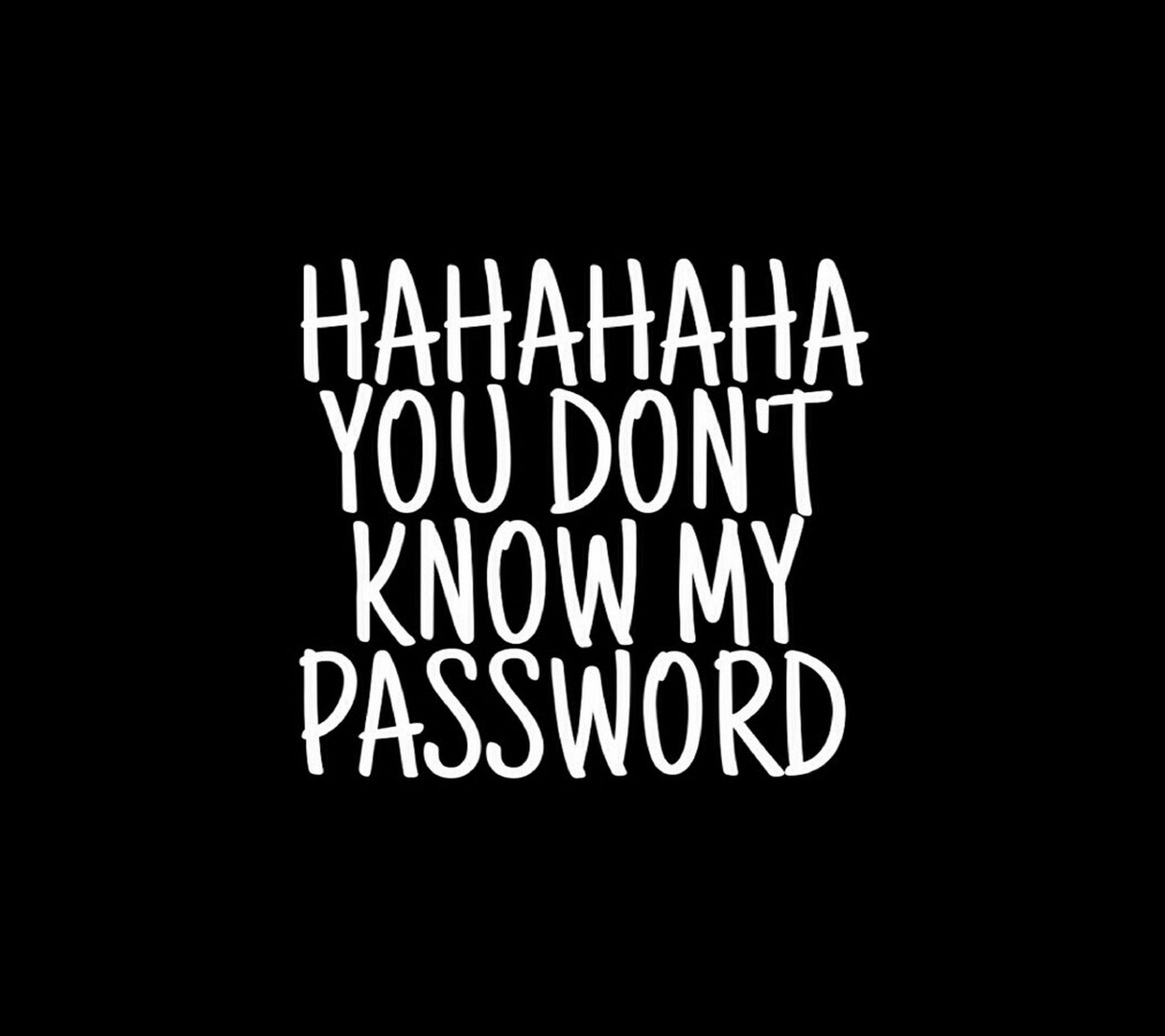 Don't Know My Password