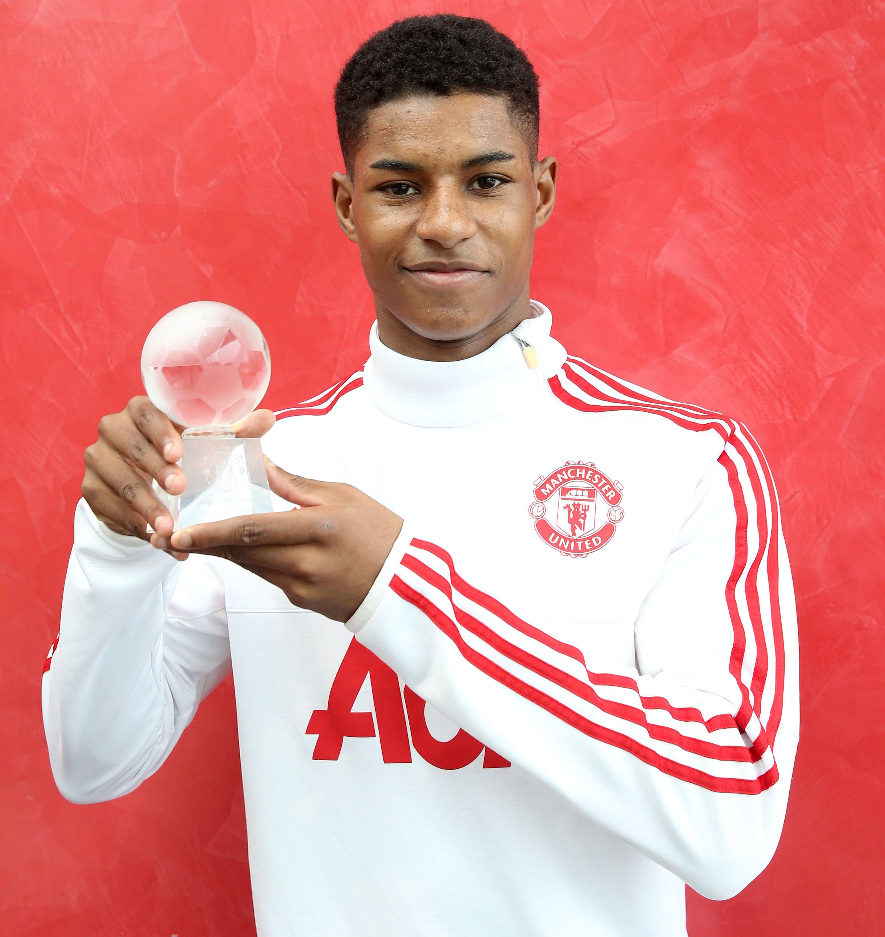 Rashford is United's Player of the Month Manchester
