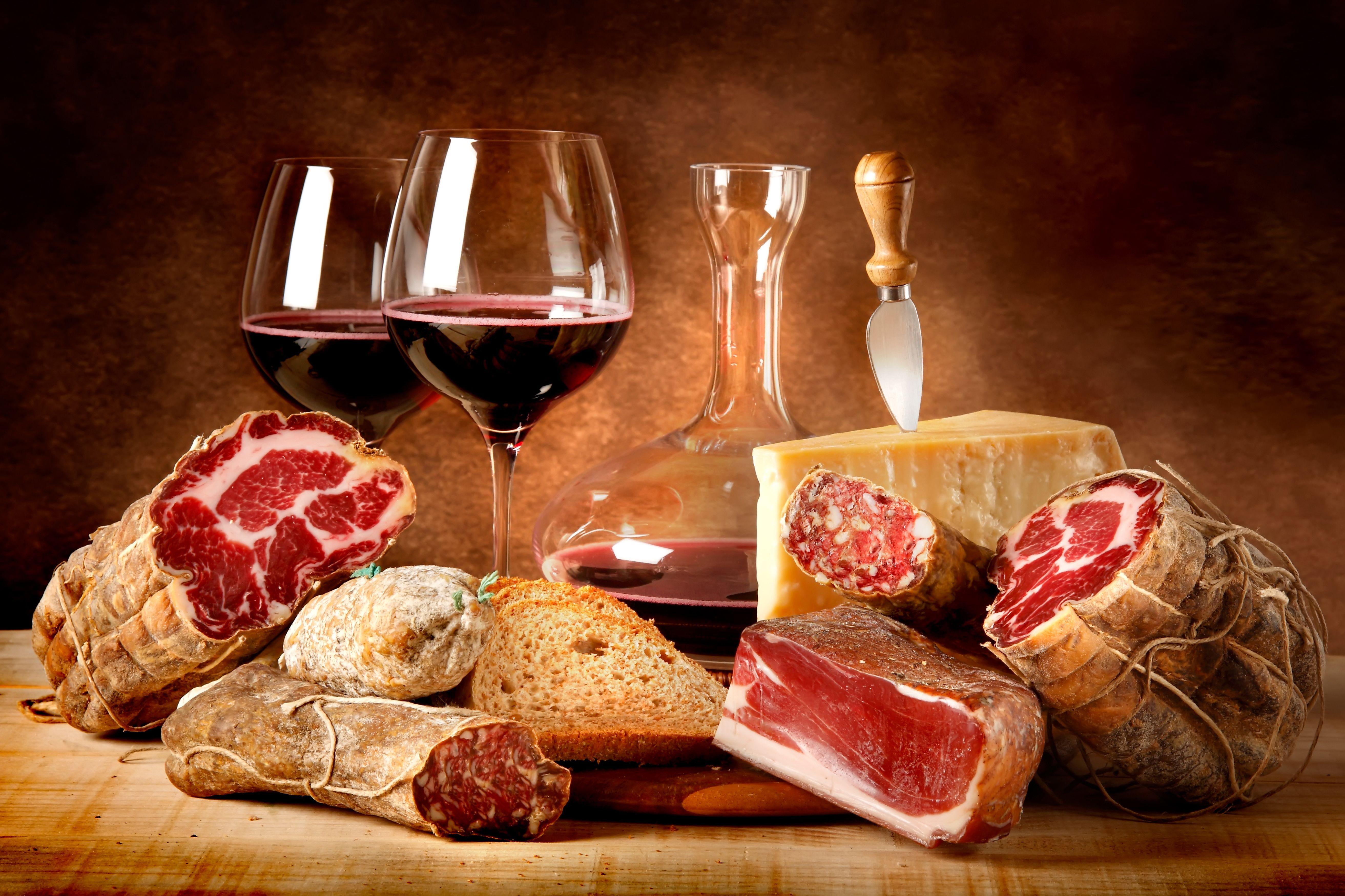 knife, wine, meat wallpaper and image, picture, photo