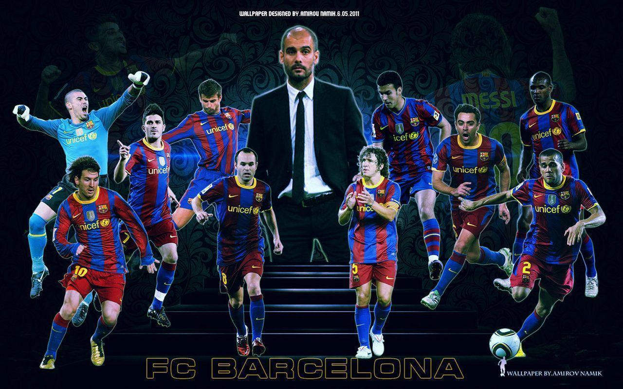 FC Barcelona Team Wallpaper Barcelona Wallpaper