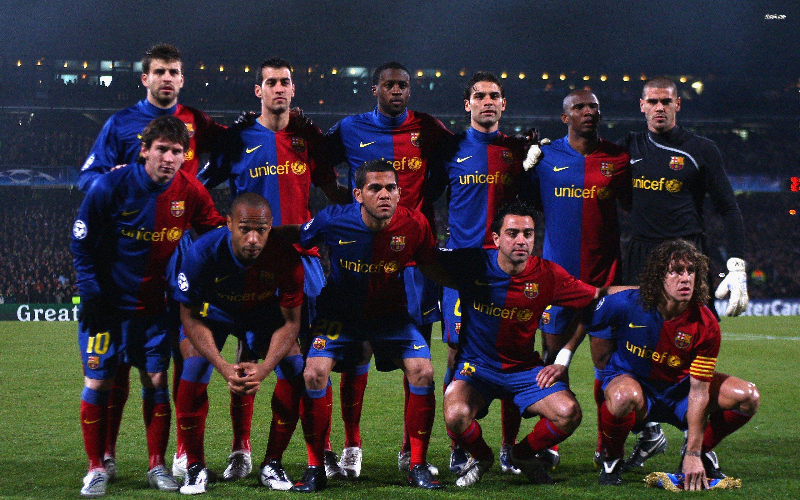 FC Barcelona Team Wallpaper