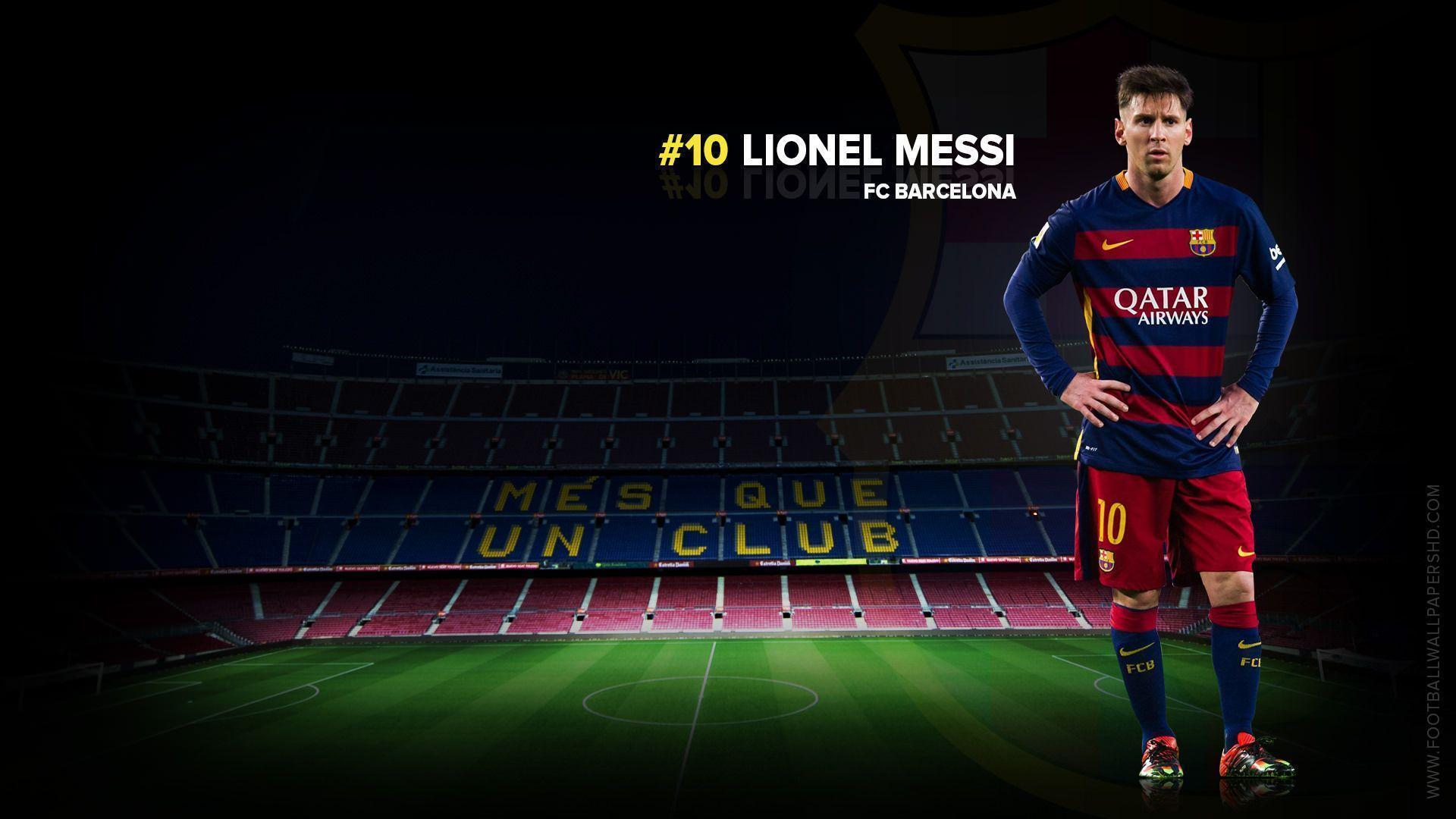 Lionel Messi FC Barcelona 2015 2016 Wallpaper. Football