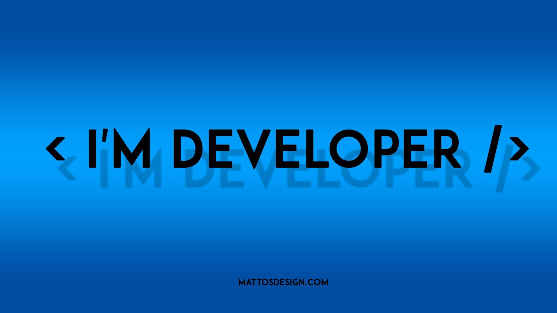 Developer Wallpaper