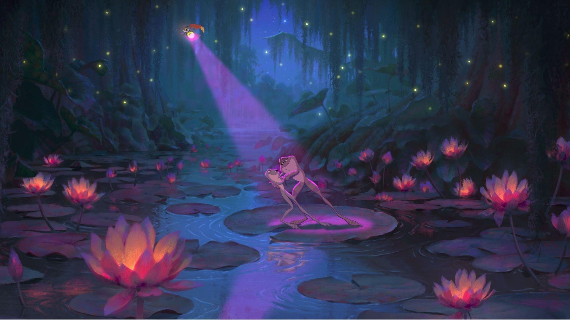 Download Wallpaper 1920x1080 The princess and the frog, Frog