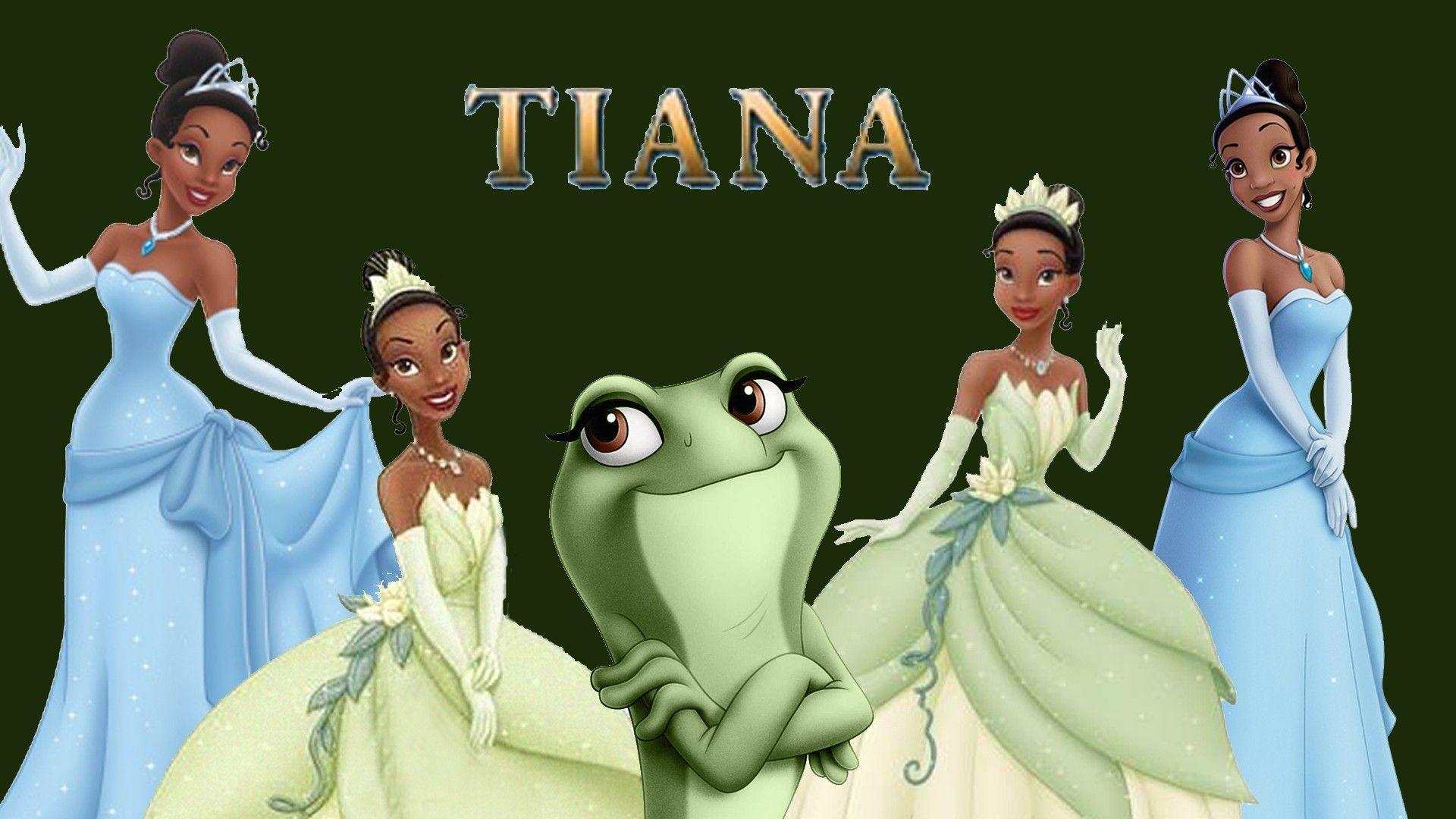 Disney Princess Tiana Characters HD Wallpaper of Cartoon