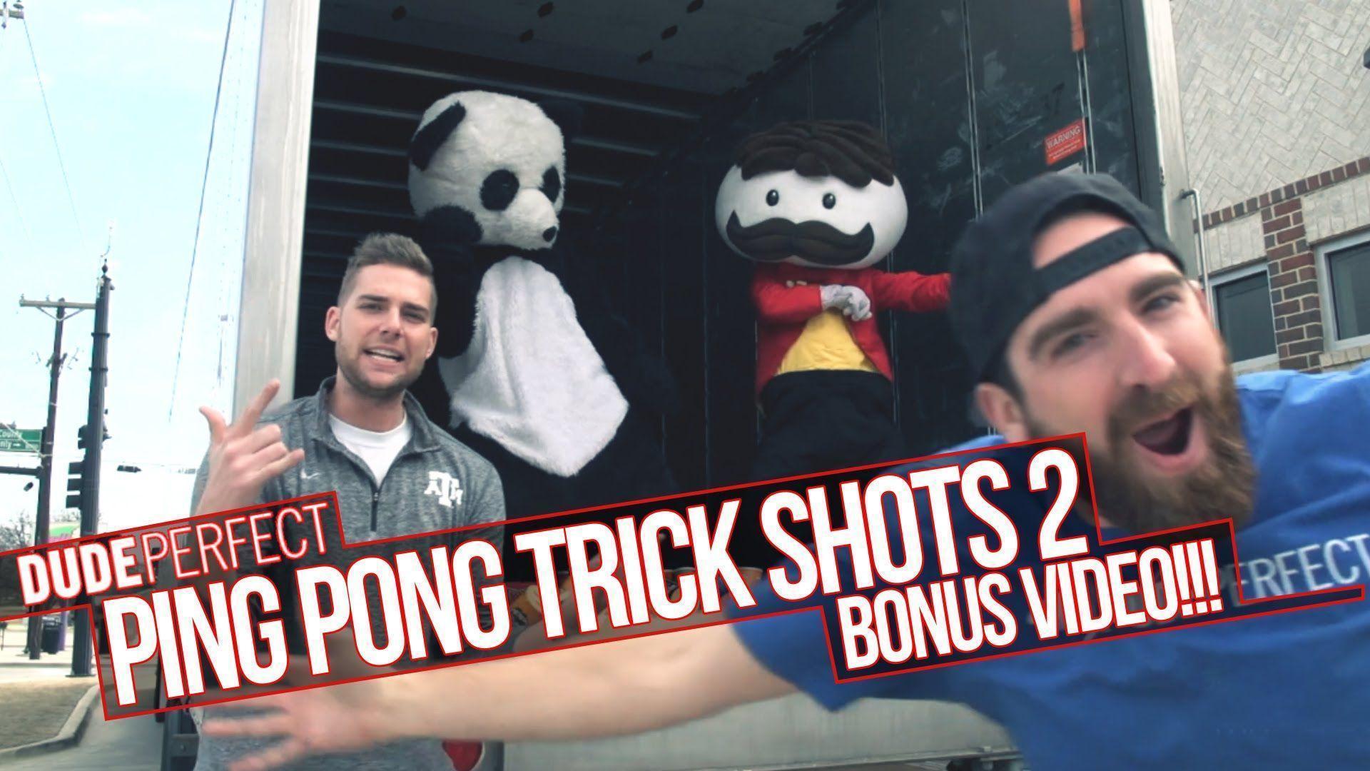 Dude Perfect: Ping Pong Trick Shots 2 BONUS Video