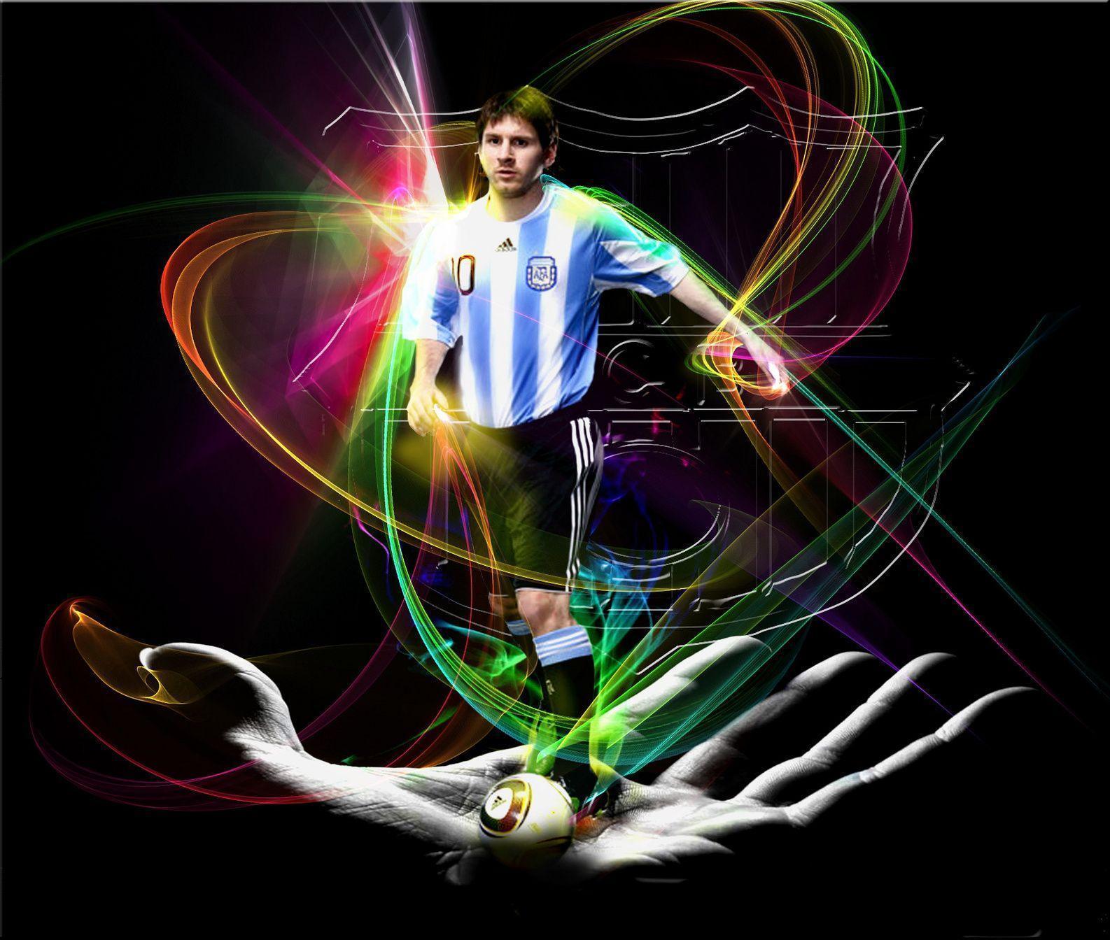 top footballer wallpaper: Lionel Messi Argentina Jersey Wallpaper