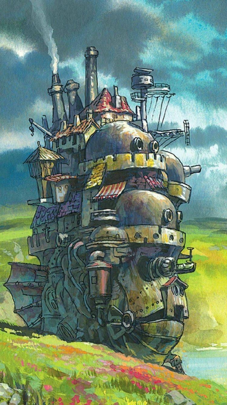 Howl's Moving Castle Phone Wallpaper