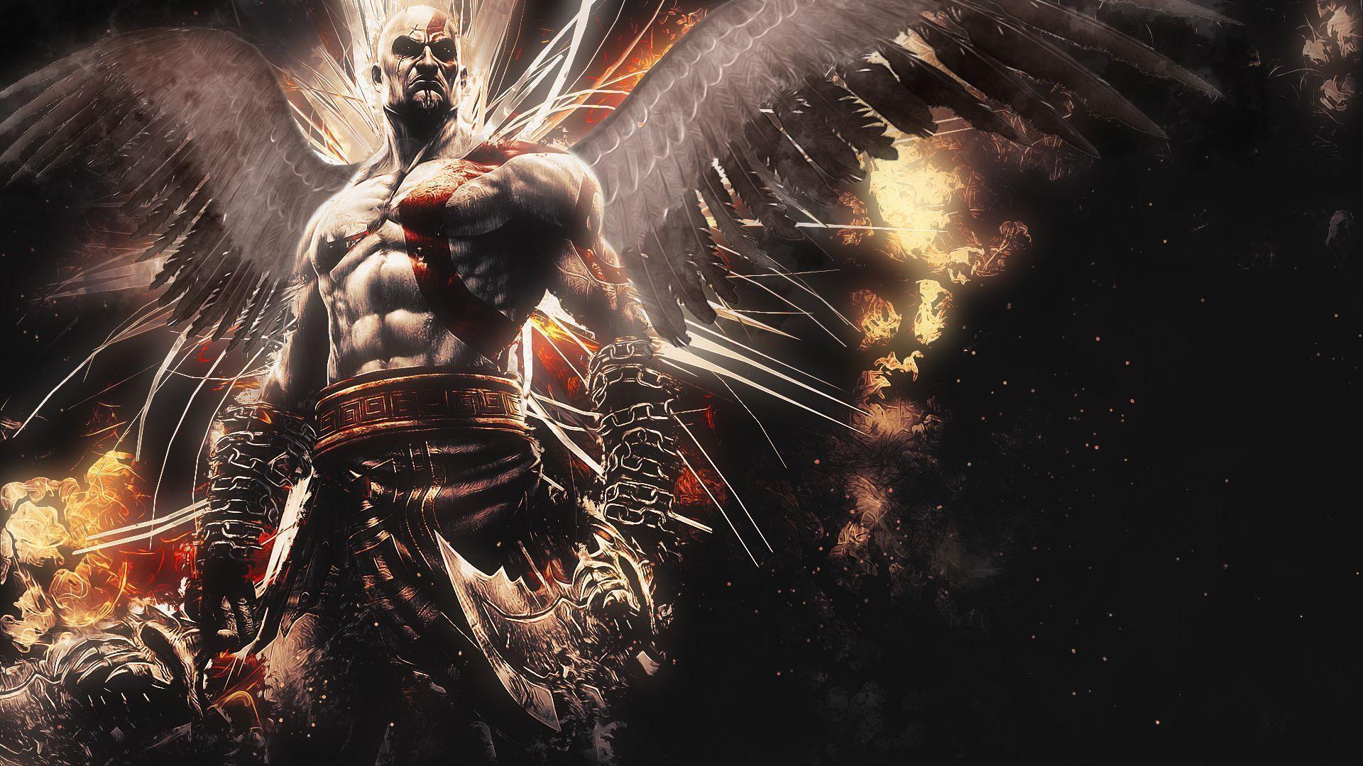 HD Background Kratos God Of War Ascension Game Character Bald