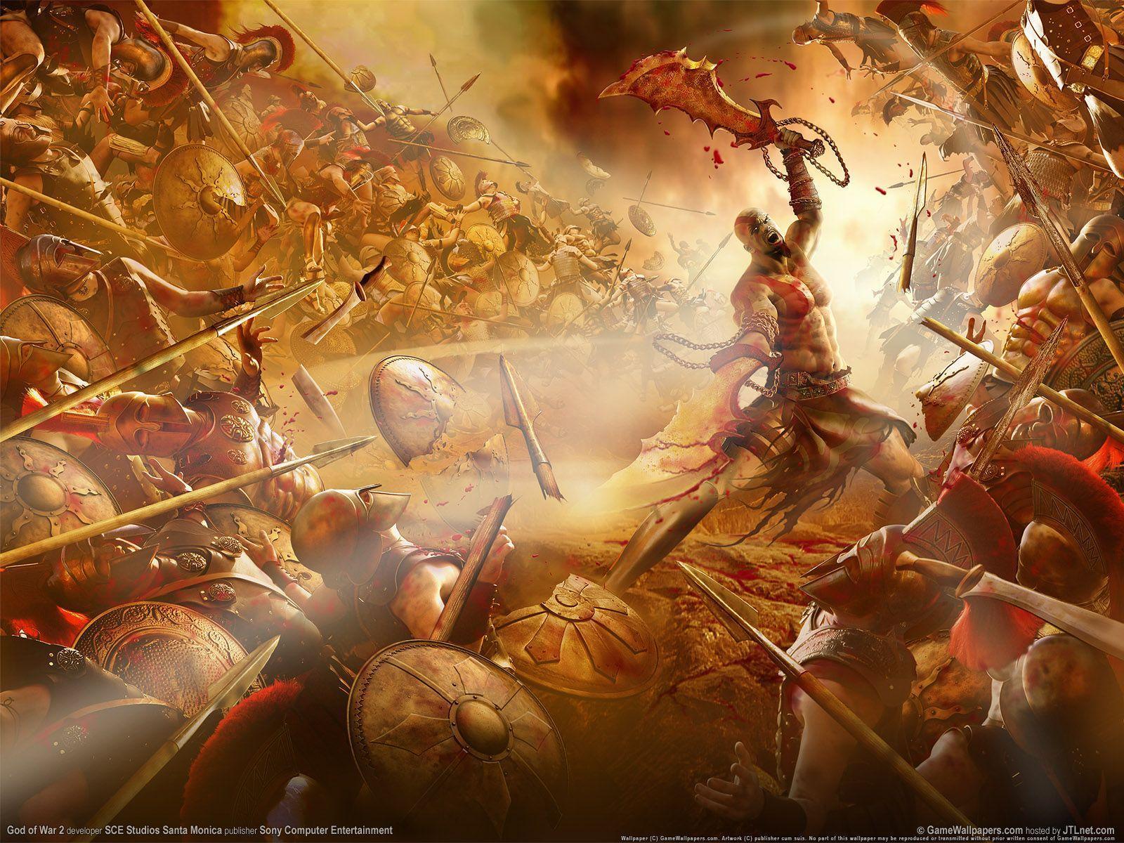God Picture.. God War 2 Wallpaper Kratos Wallpaper Games 02