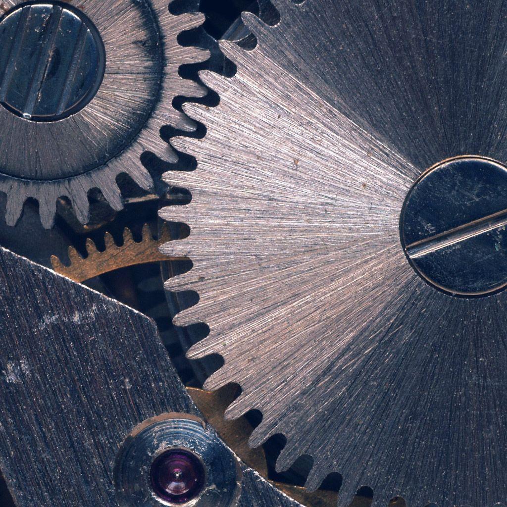 Industry Technology Gear Machine Macro iPad Wallpaper Download