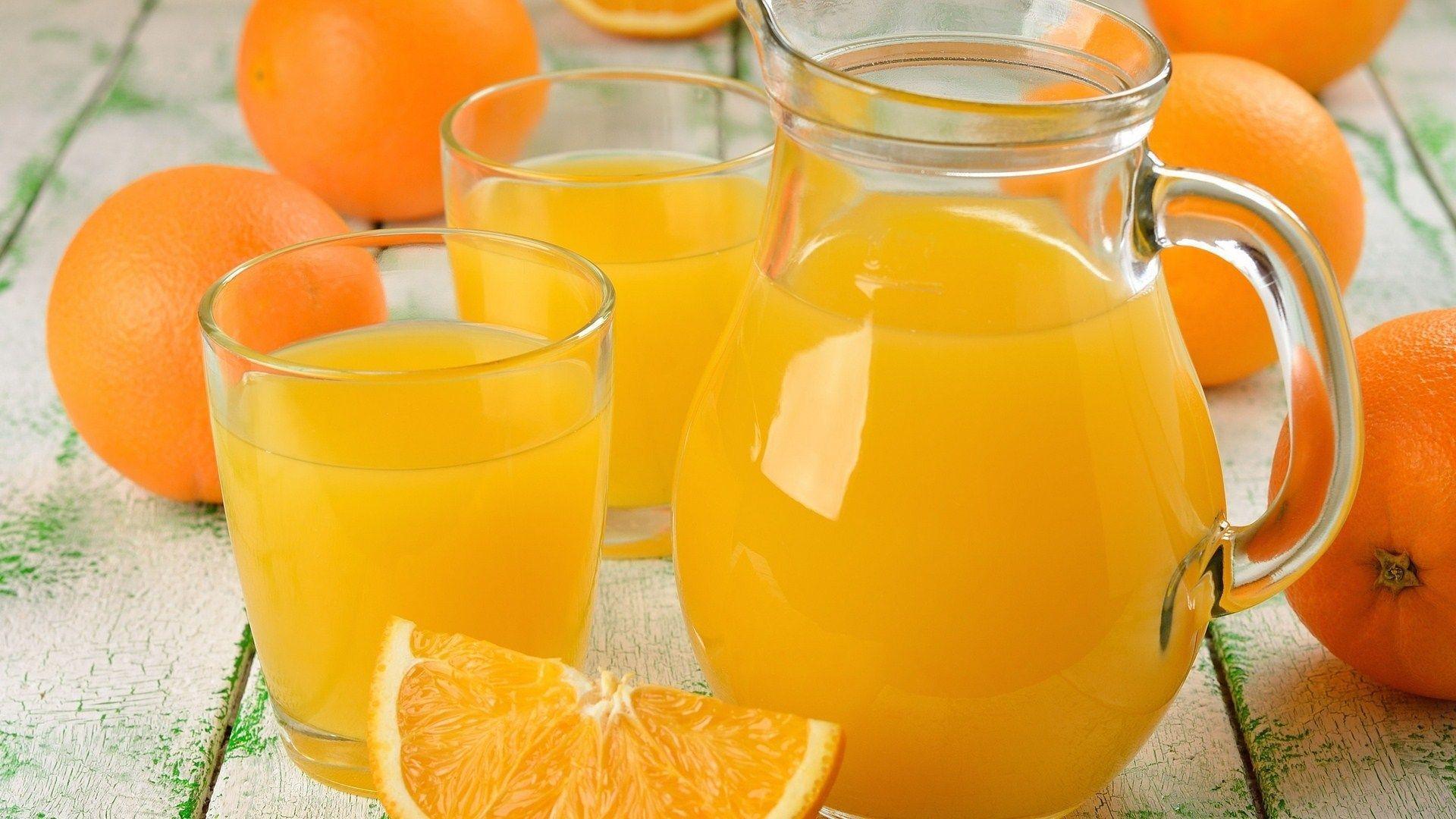HD Orange Juice Wallpaper