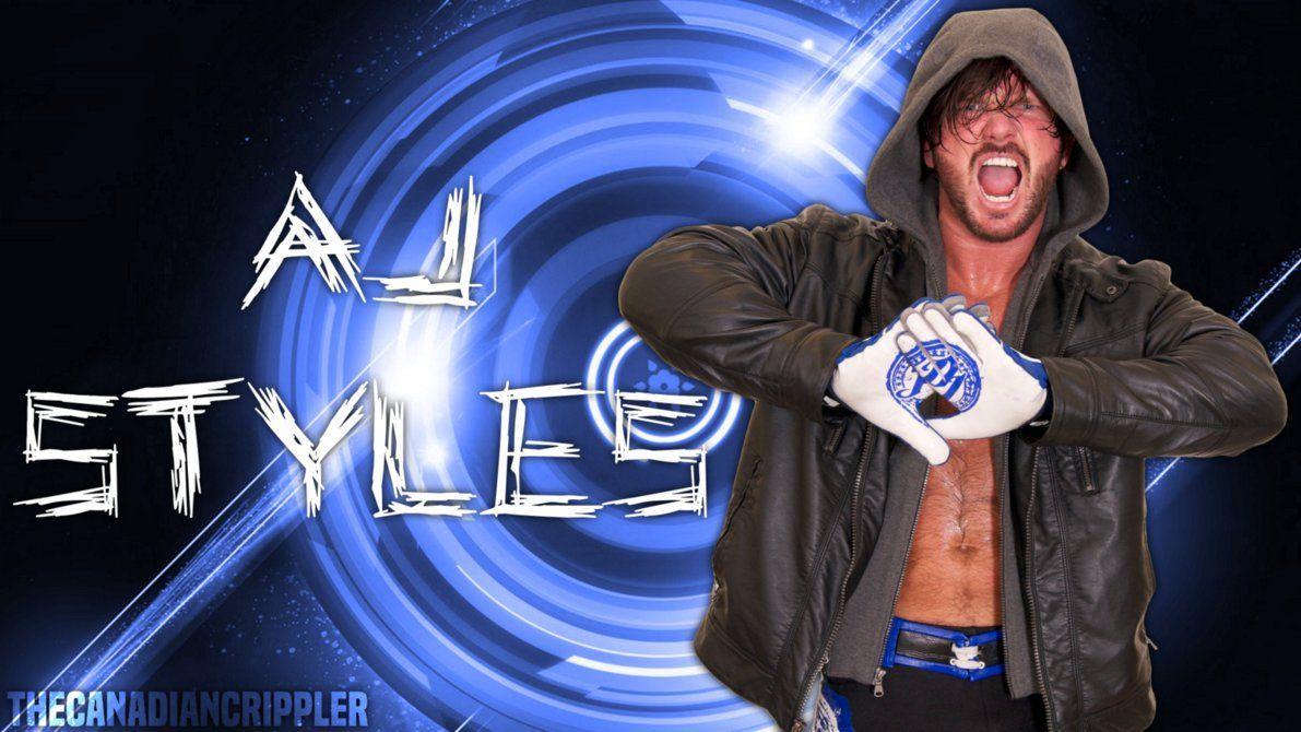 AJ Styles Background Wallpaper (WWE TNA ROH NJPW)