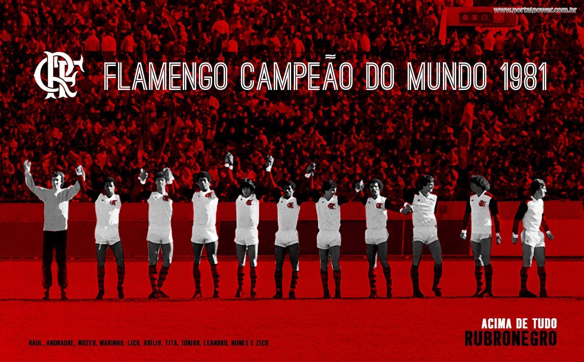Papéis de parede do Flamengo e Celular