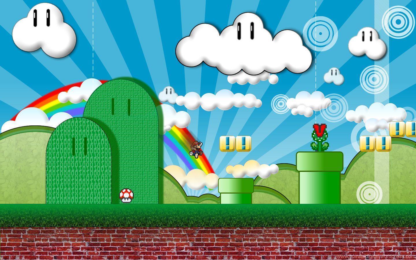 Super Mario Bros HD Wallpapers and Backgrounds.