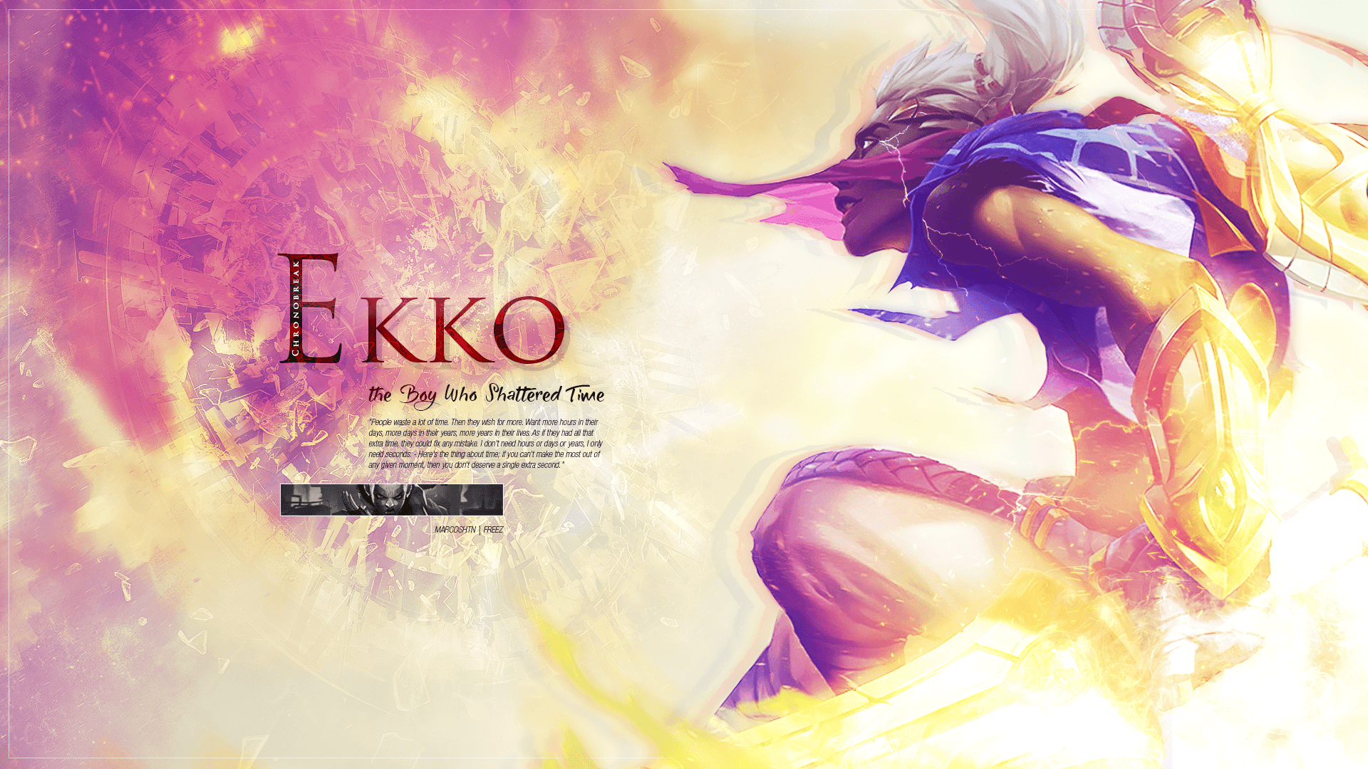 Similiar Ekko League Of Legends Background Keywords