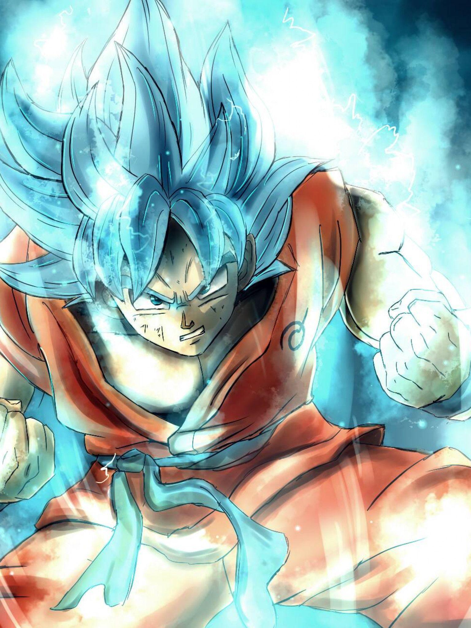 Goku Blue Wallpapers - Wallpaper Cave