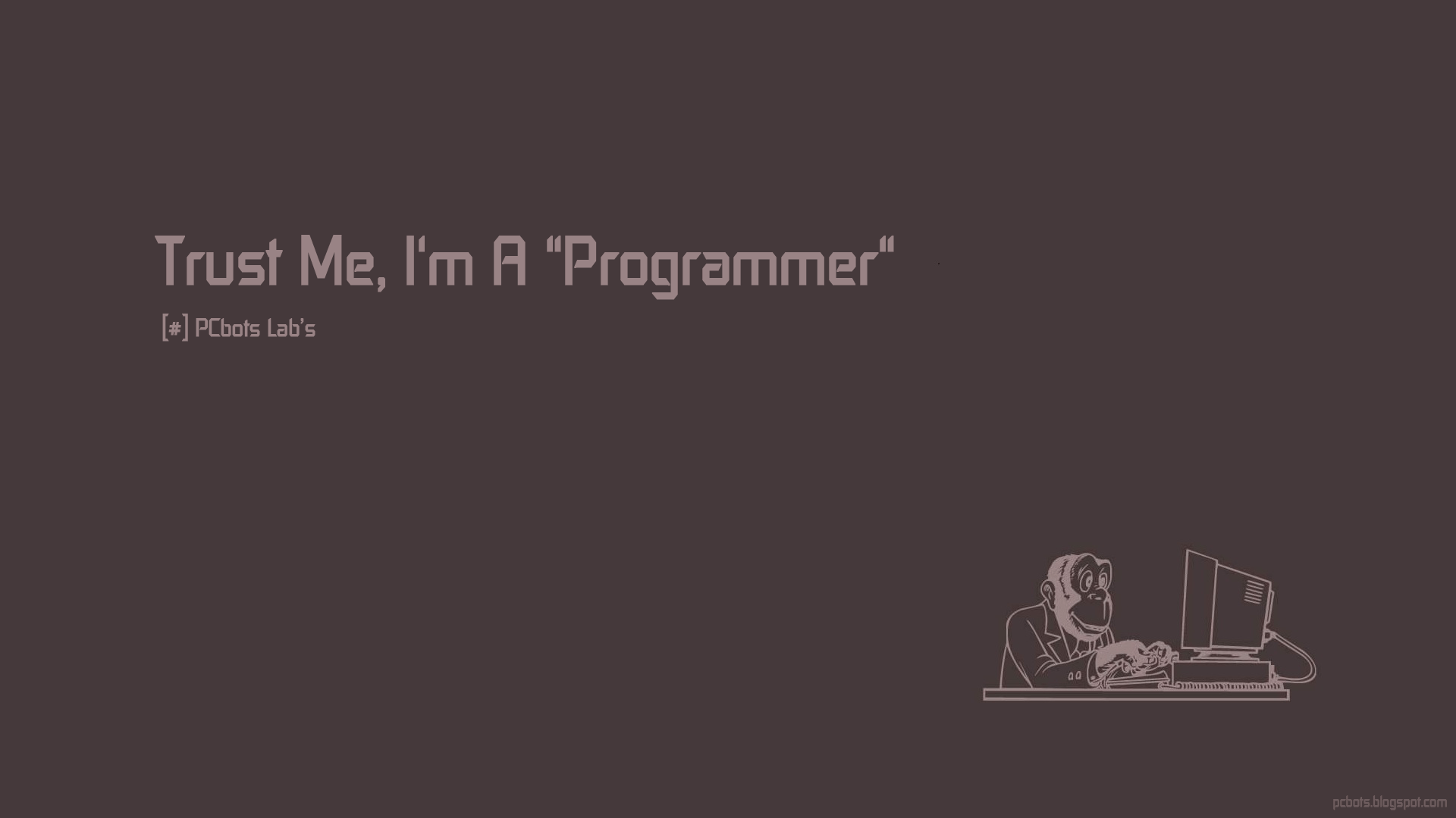 Trust me, I'm a Programmer HD Wallpaper. Background Imagex1080