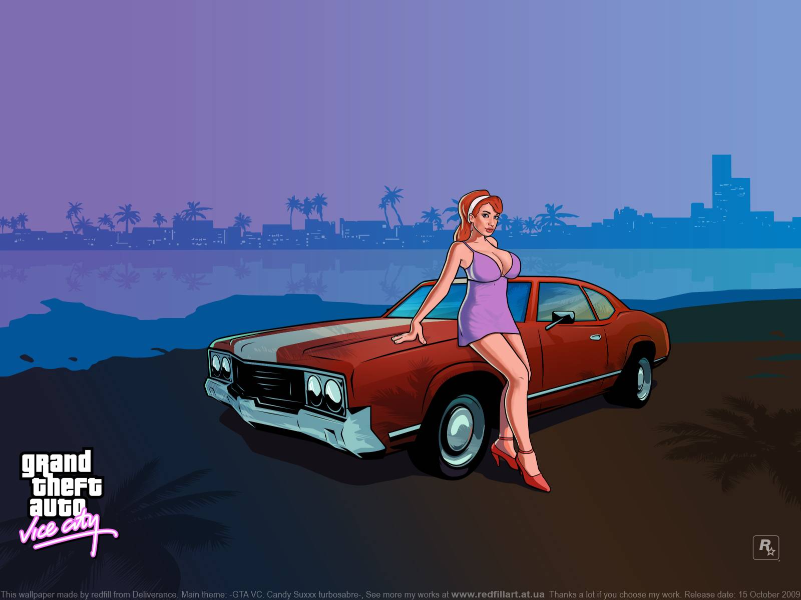 GTA City Girl 2 Theft Auto Wallpaper