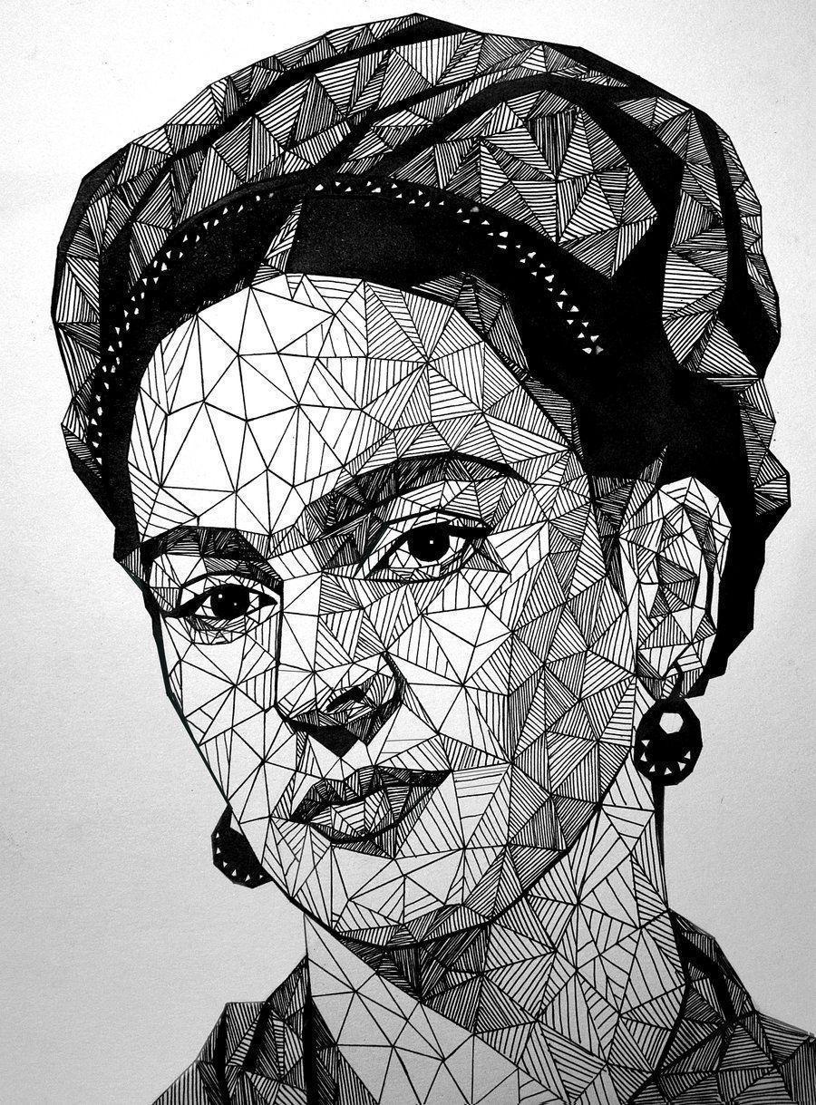 Frida Kahlo (1907 1954). Arte. Stencils, Search