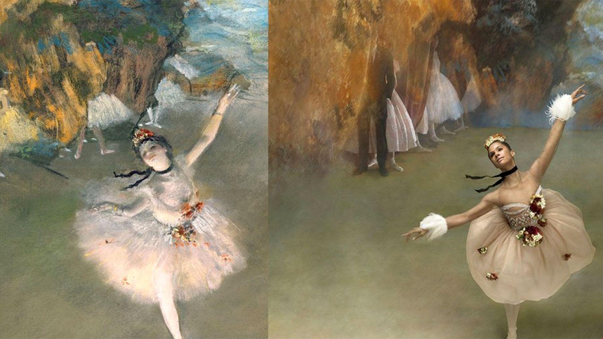 On Pointe! Ballerina Misty Copeland Re Creates Degas Dancers
