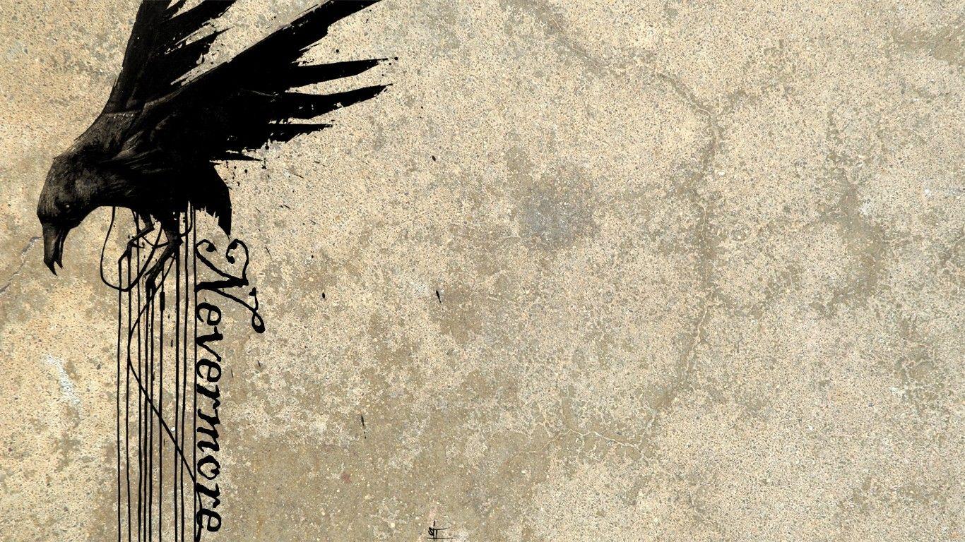 Edgar Allan Poe Crows Nevermore