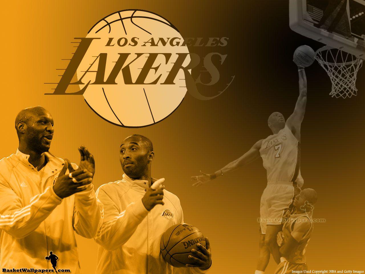 Lamar Odom Dunk Over Ray Allen Wallpaper. Basketball Wallpaper