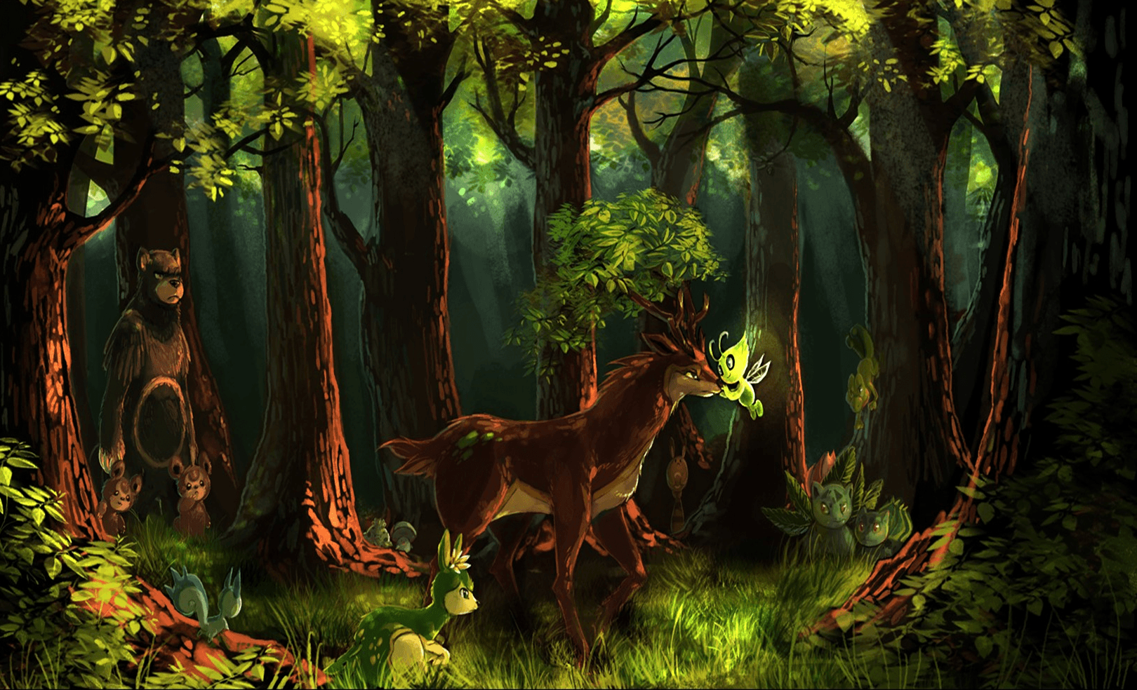 Grass Pokemon Wallpaper and Background Imagex984
