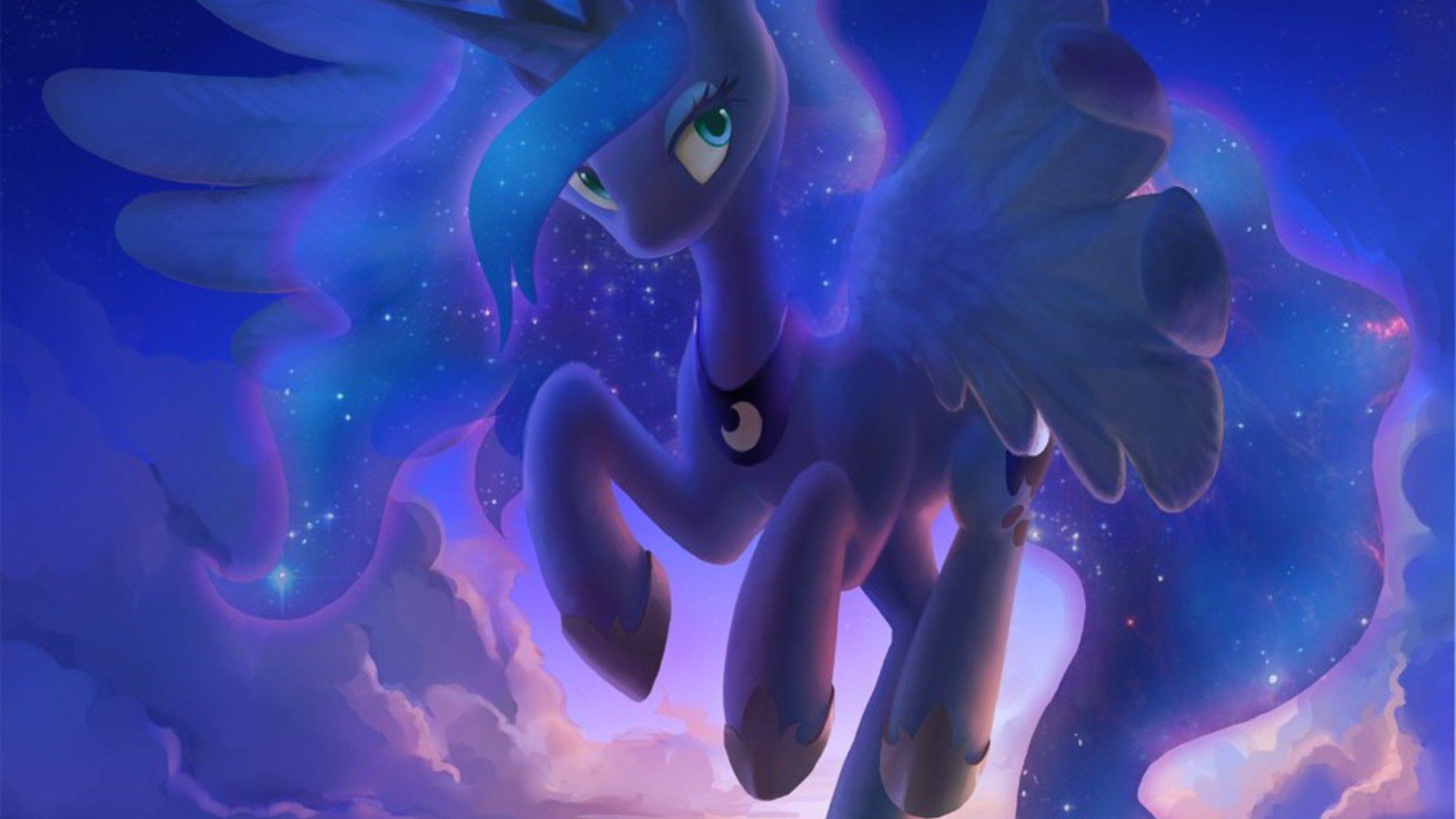 Princess luna celebi pony: friendship is magic wallpaper