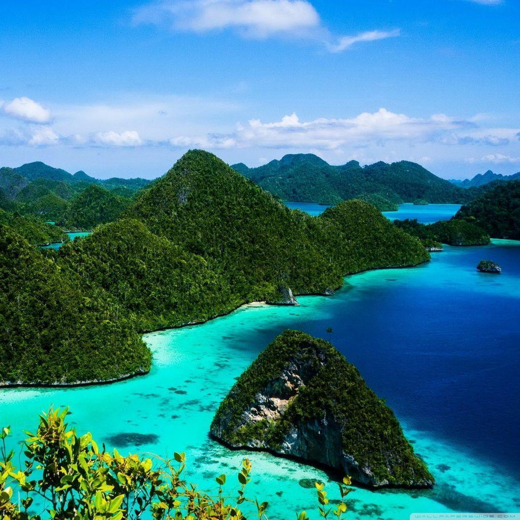 Indonesia Islands Blue Water HD desktop wallpaper, High