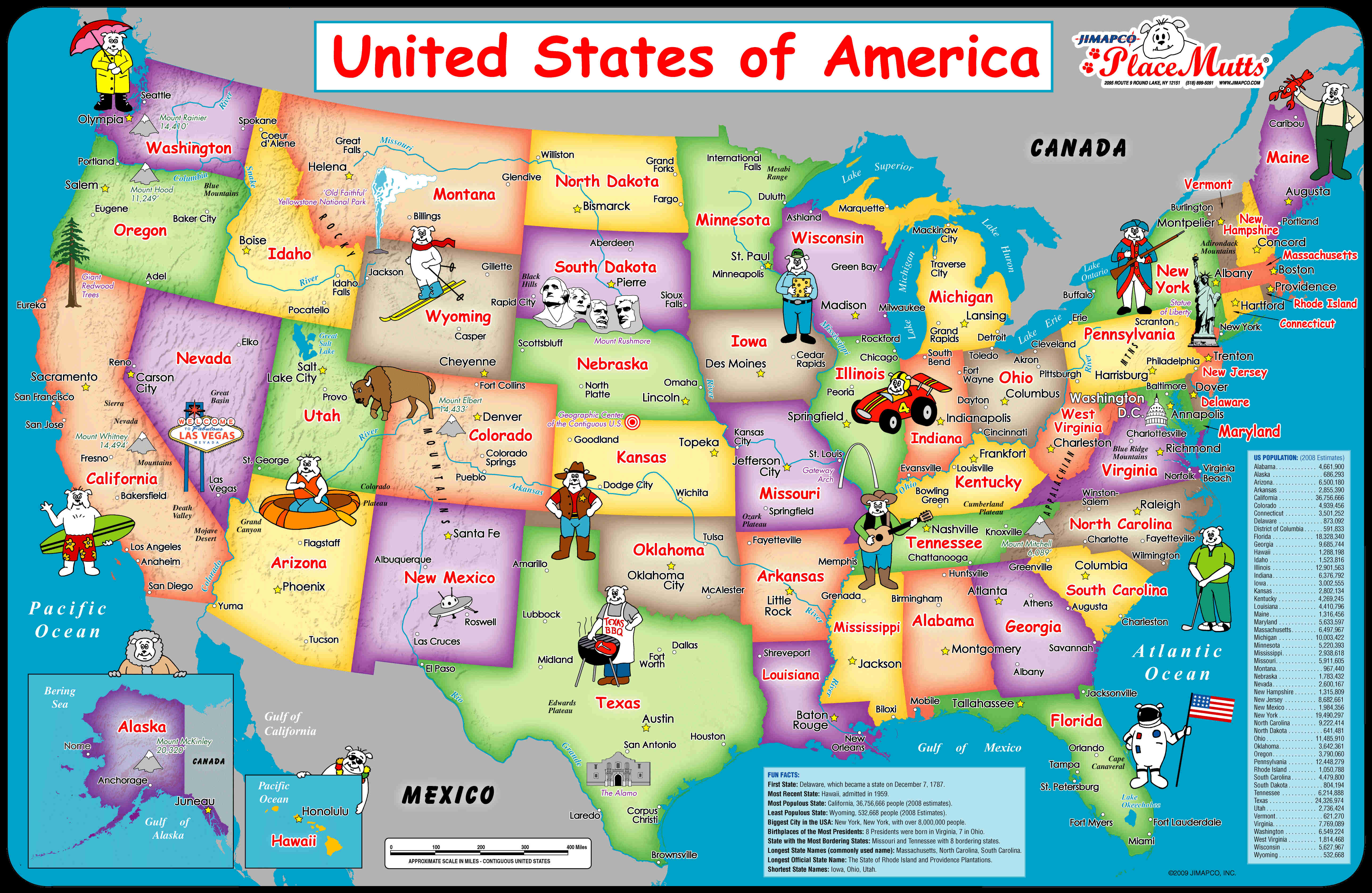 Map Of The Usa HD Wallpaper