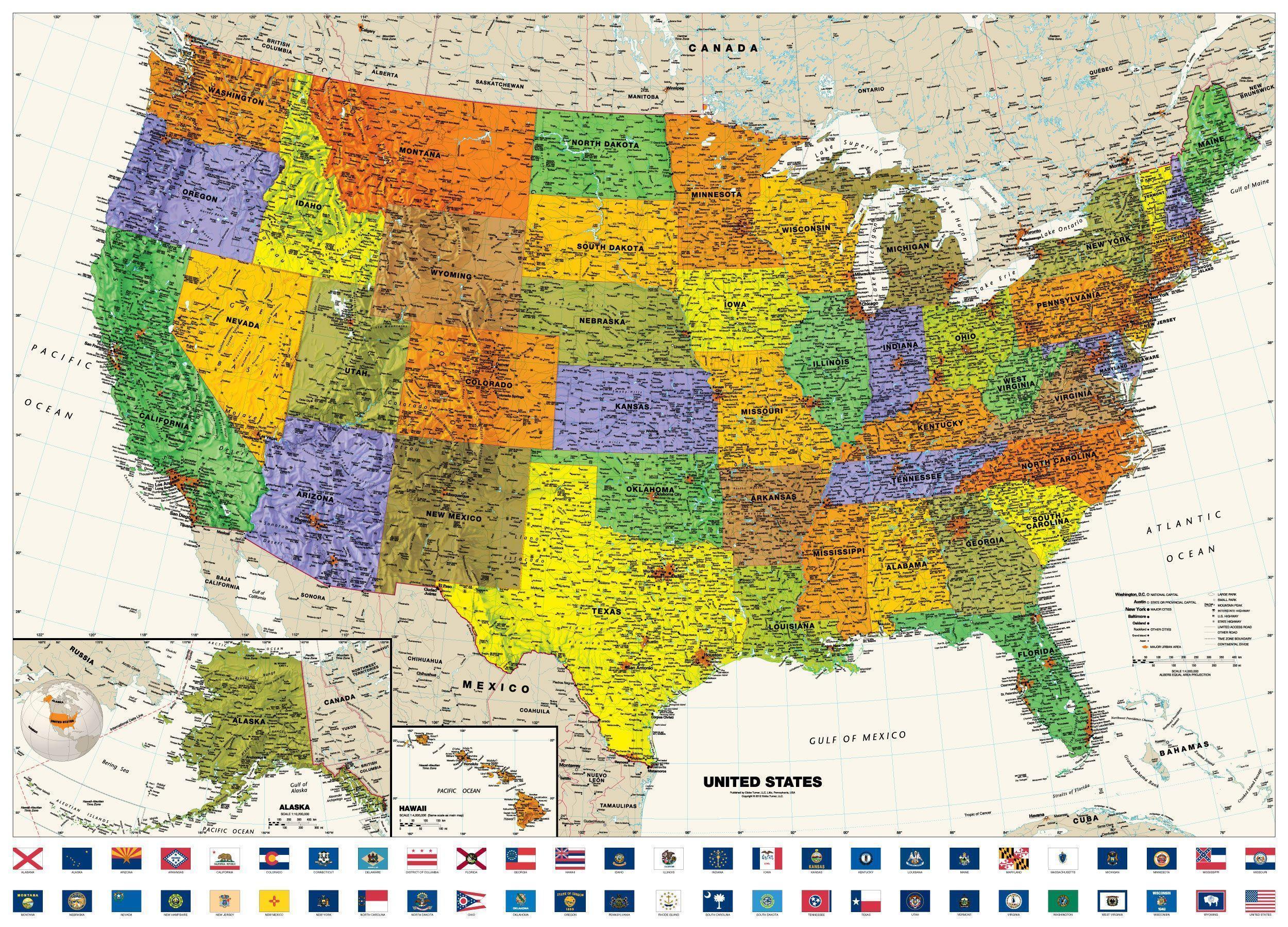 Usa Map States Google Maps Printable