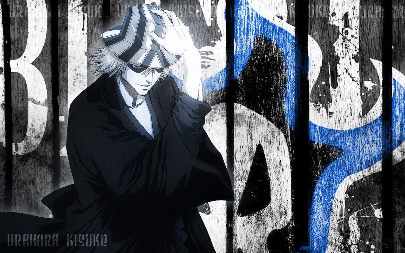 Urahara Kisuke bleach male kisuke white background hat shinigami  soul reapers HD wallpaper  Peakpx