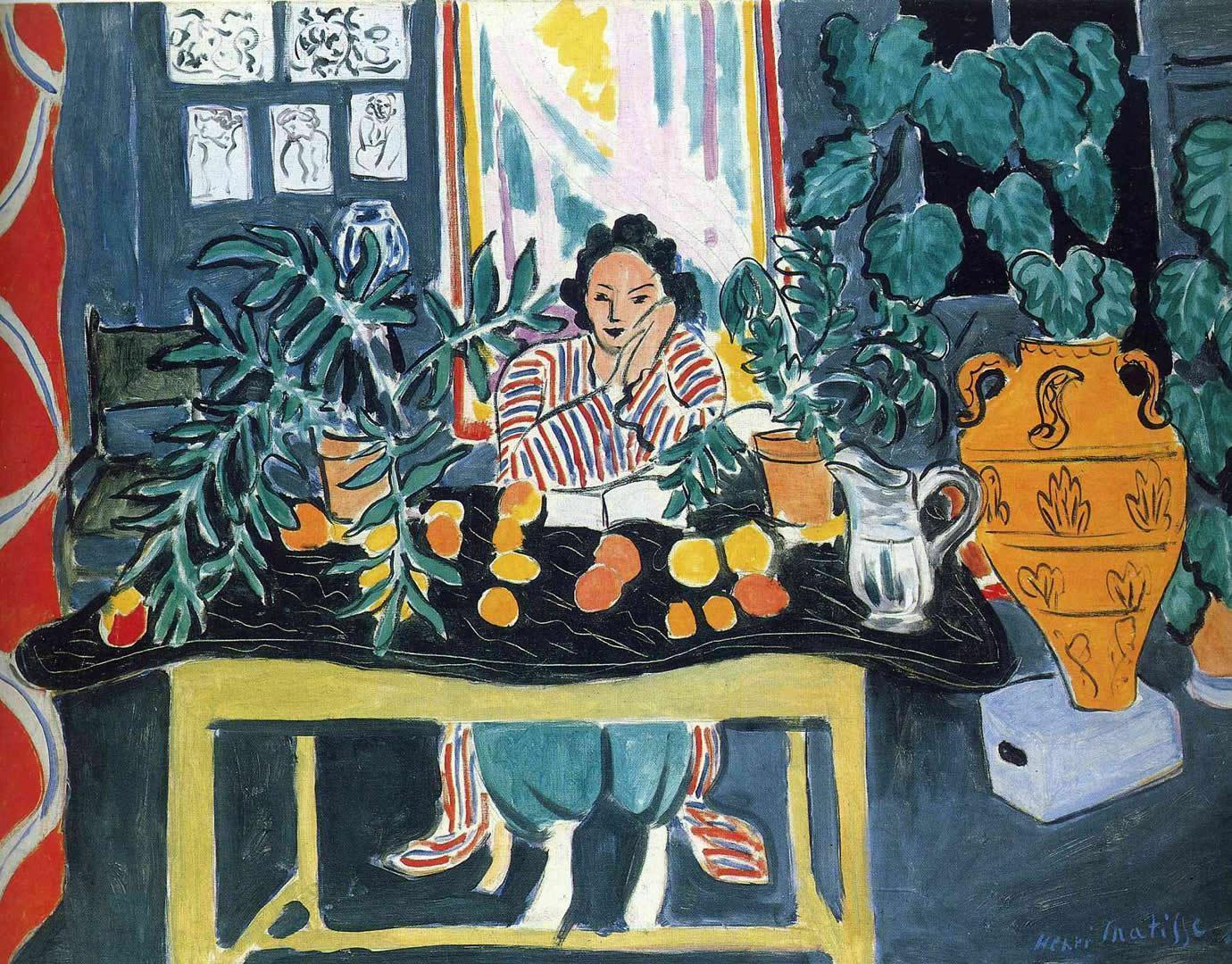 Interior With Etruscan Vase Matisse Wallpaper Image