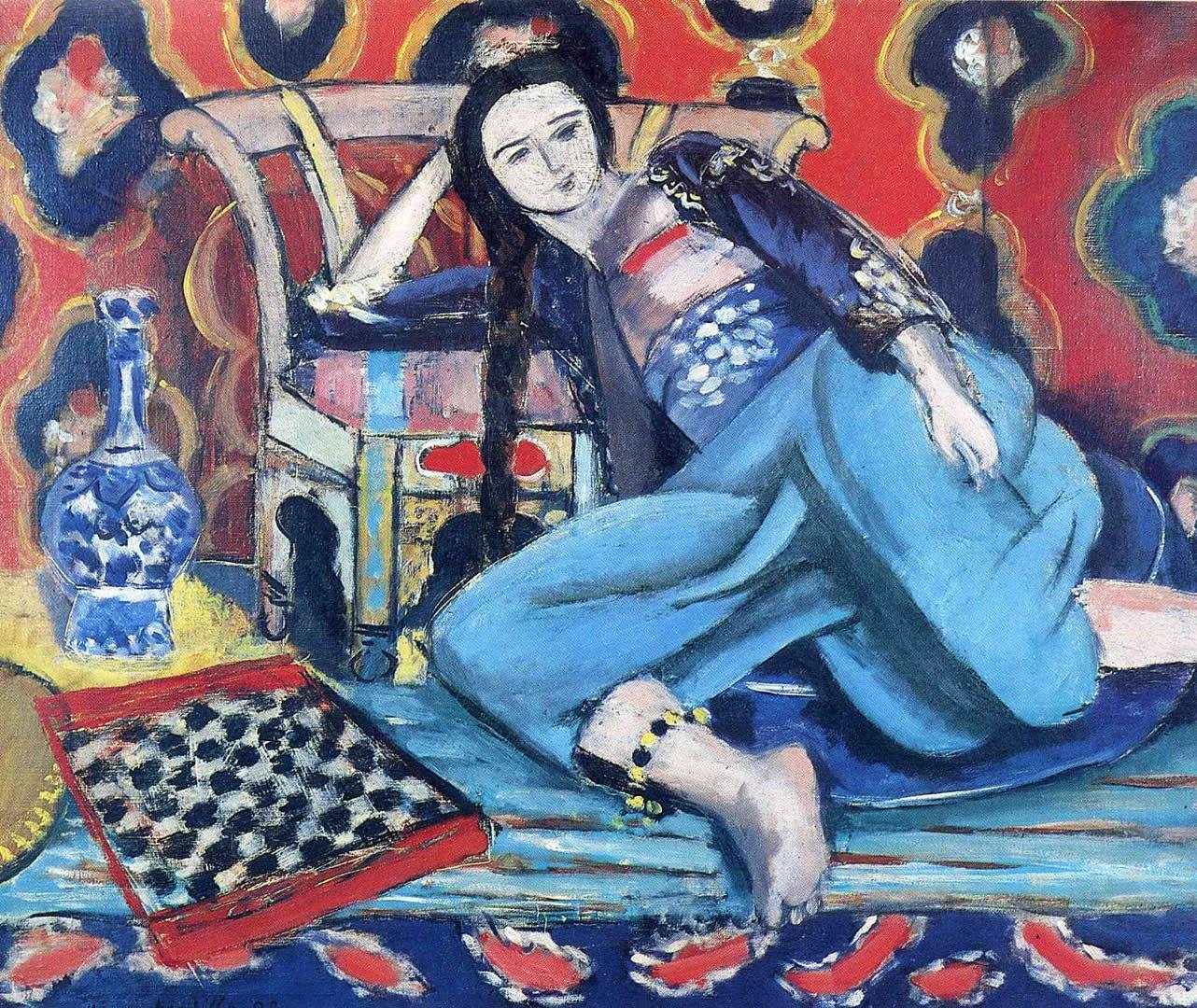 Odalisque On A Turkish Sofa Matisse Wallpaper Image